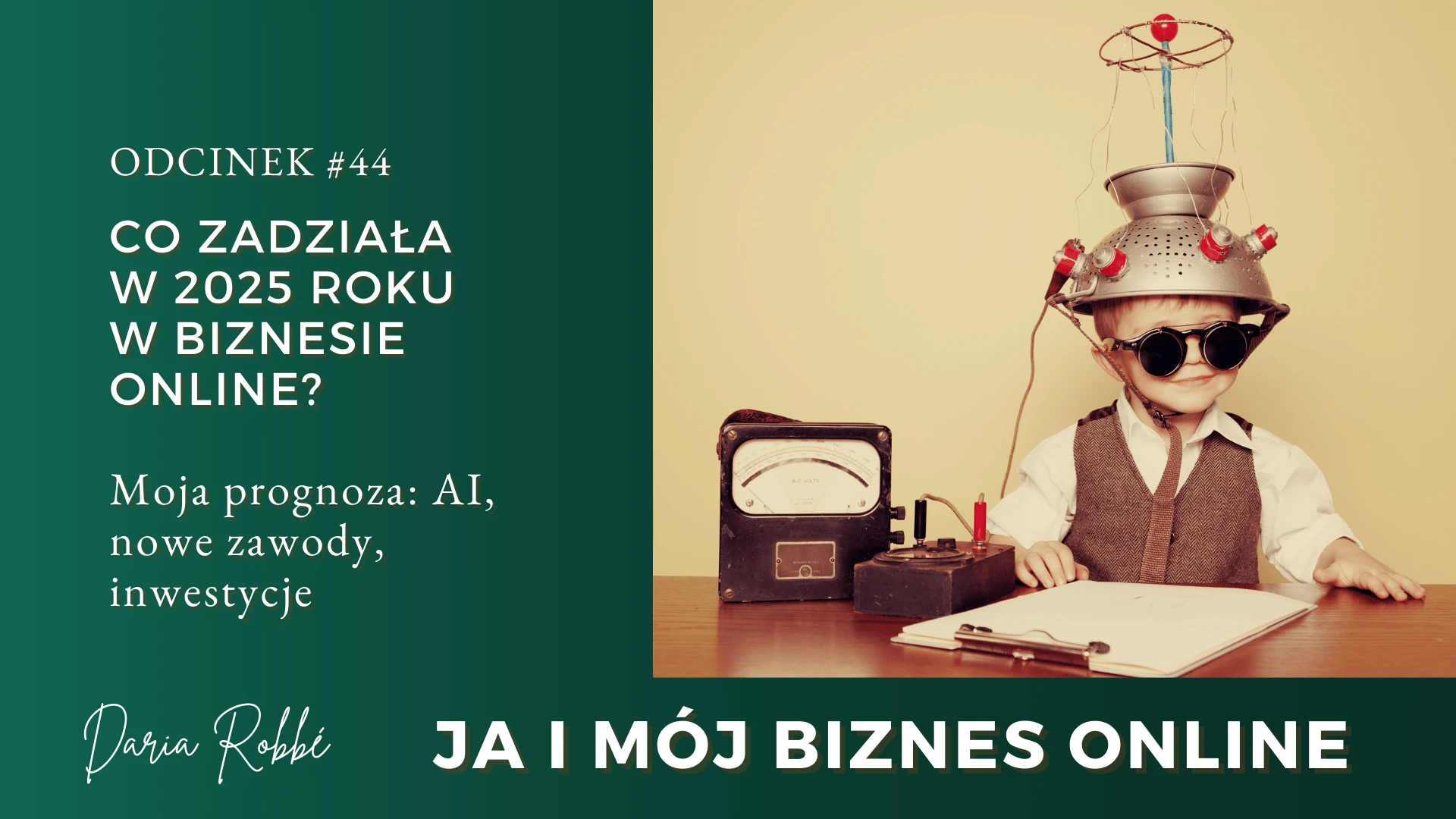 You are currently viewing #44 Co zadziała w 2025 roku w biznesie online? Moja prognoza: AI, nowe zawody, inwestycje